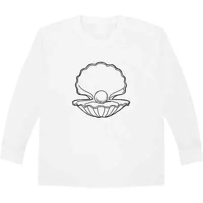 Buy 'Pearl Inside A Shell' Children's / Kid's Long Sleeve Cotton T-Shirts (KL046661) • 9.99£
