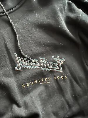 Buy 2005 Judas Priest  Reunited Hoodie New & Unworn  Size M Genuine Merchandise • 24.99£