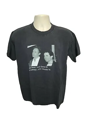 Buy AEII Rush 2000 Paul Simon Art Garfunkel College Adult Medium Black TShirt • 18.94£