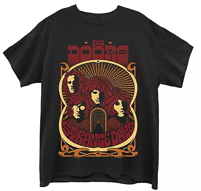 Buy The Doors Strange Days Vintage Poster Black T-Shirt NEW OFFICIAL • 15.19£