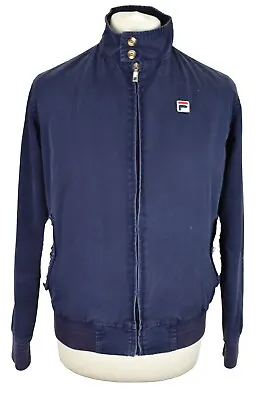Buy FILA WHITE LINE Blue Windcheater Jacket Size S Mens Full Zip Outdoors Outerwear • 16.20£