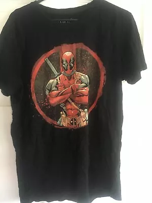 Buy MARVEL Deadpool T Shirt Size M • 5£