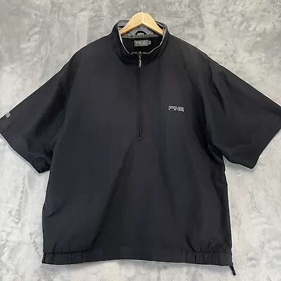 Buy PING Black Golf Jacket Mens Size XL Short Sleeves Half Zip Pullover Outdoor • 21.99£