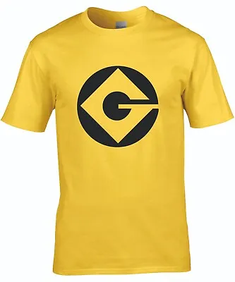 Buy Kids Gru Logo Despicable Me Minions T Shirt Size 3-4 To 12-13 • 8.50£