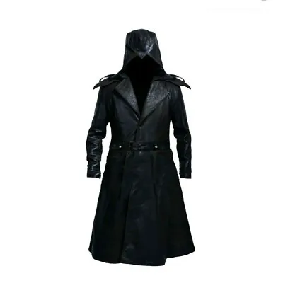 Buy Assassins Creed Syndicate Jacob Frye Men's Jacket Real Leather Warm Classic Coat • 135.11£