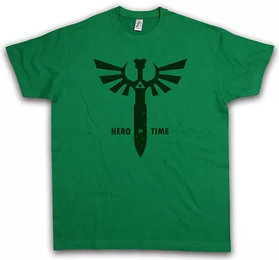 Buy HERO OF TIME T-SHIRT - Legend Link Symbol Game Zelda Triforce Sizes S - 3XL • 17.13£