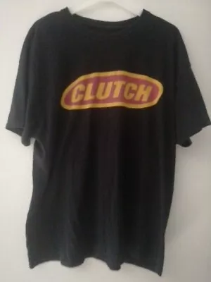 Buy Old Clutch T Shirt With Back Print.. Size Large.. VINTAGE MAYBE. Label Removed  • 21.99£
