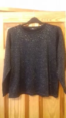 Buy Bm Sparkly Christmas Type Jumper Size L • 9£