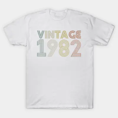 Buy Vintage Birthday Mens Personalised 18th 60th Novelty Gift Funny Years T Shirt 1 • 5.99£