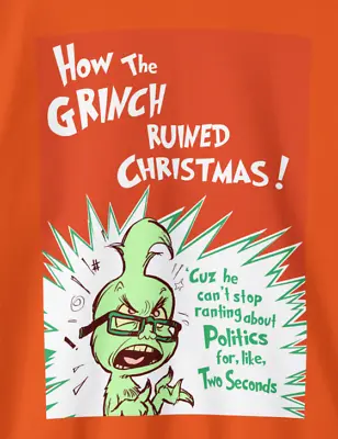 Buy Funny Grinch Politics Christmas/Xmas Jumper/Sweater/Sweatshirt/Top. Unisex. • 29.99£