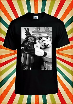 Buy Selfie Photo Darth Vader Paris Funny Men Women Vest Tank Top Unisex T Shirt 9 • 10.95£