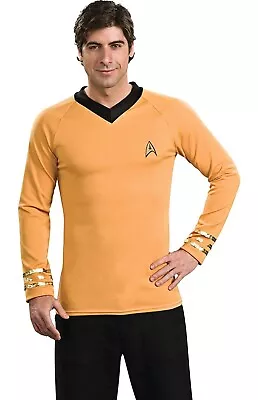 Buy Adult Mens Original Star Trek Shirts Fancy Dress Uniform & COMMUNICATOR • 33£