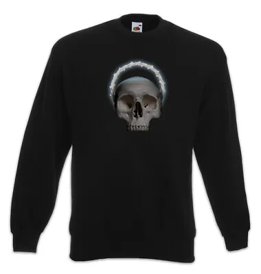 Buy Holy Skull Sweatshirt Pullover Horror Neonskull Crown Dark Gothic Death Metal • 37.14£