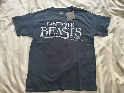 Buy Official Fantastic Beasts And Where To Find Them Logo Black T-shirt (new) • 9.99£