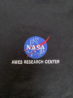 Buy Mens NASA  Ames Research Centre, T Shirt Size M / 40” Black.  • 2.49£