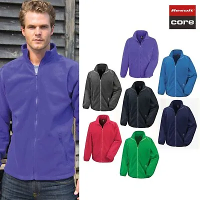 Buy Result Core Men's Fashion Fit Outdoor Fleece R220M - Winterwear Jacket Warm Coat • 20.29£
