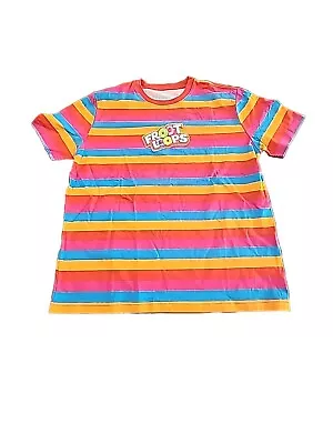 Buy Kelloggs Froot Loops Cereal~ Striped  Short Sleeve T-Shirt ~Medium Unisex • 14.09£