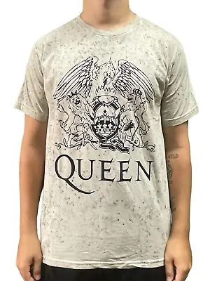 Buy Queen - Crest WHT (Dip-Dye) Official Unisex T Shirt Various Sizes NEW • 12.79£