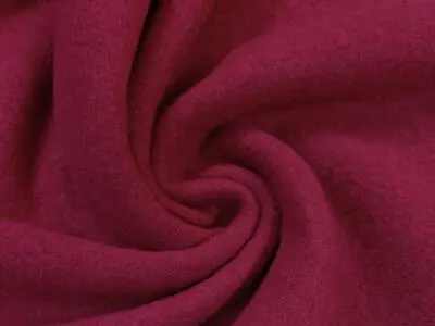 Buy Luxury 100% Boiled Wool Fabric Material – CHERRY • 269.99£