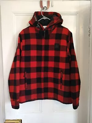 Buy Genuine Swanndri Red Check Wool Outdoor Jacket, Hooded, Medium 40  • 90£