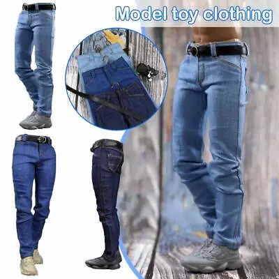 Buy ACNTOYS 1/6 Scale Jeans Pants Trousers Clothes Fit PH TBL 12 Male Body E3R2 • 5.03£