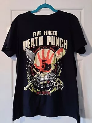 Buy Five Finger Death Punch 'Got Your Six' Heavy Metal Band T-Shirt - Size Large • 9.99£