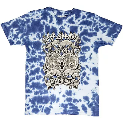 Buy Def Leppard Love Bites Dip-Dye T-Shirt NEW OFFICIAL • 16.59£