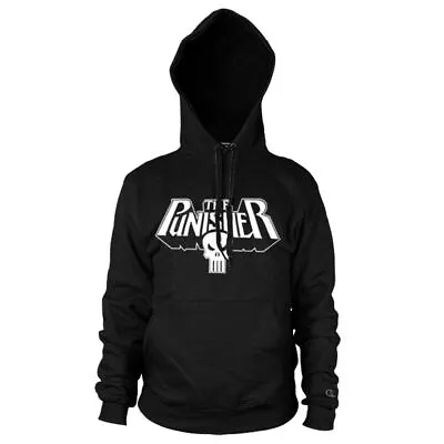 Buy Marvel The Punisher Logo Black Hoodie: Large • 19.95£