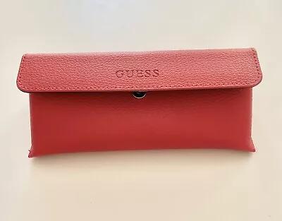 Buy Guess Glasses Case In Red Brand New With Cleaning Cloth • 15£