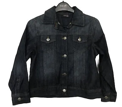 Buy Ladies Next SP Denim Jacket. Dark Blue - Pre Owned. • 4.99£