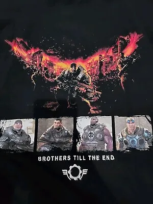 Buy Very Rare Gears Of War 1 Game Promo Tshirt Mens Large • 35£