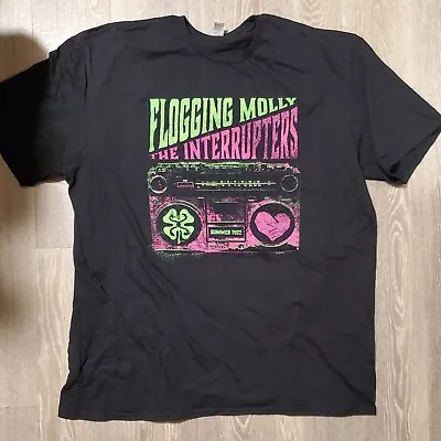 Buy The Interrupters & Flogging Molly VIP EXCLUSIVE Tour Tshirt Size XXL Brand NEW • 23.70£