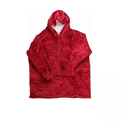 Buy Oversized Hoodie Blanket Soft Long Plush Sherpa Fleece Giant Hooded Sweatshirt • 8.99£