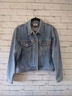 Buy Vintage Ladies Blue Cute Denim Jacket   Size S Very Good  (DJ32) Pre-loved  • 19.99£