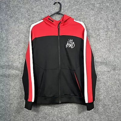 Buy Kings Will Dream Jacket Kids Size 12-13yr Full Zip Hoodie Black Red • 11.50£