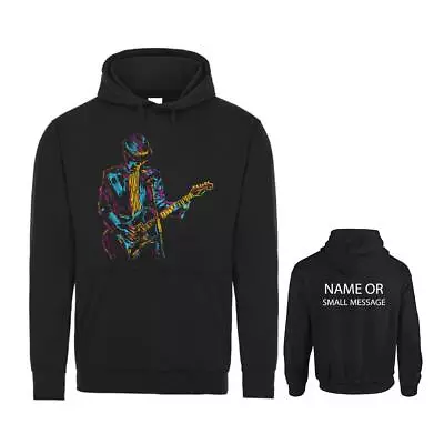 Buy Guitar Music Abstract Rock Band Art Hoodie Personalised Gift Custom Name Message • 29.95£