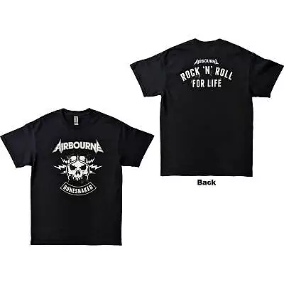 Buy Airbourne Unisex T-Shirt: R 'n' R Boneshaker (Back Print) OFFICIAL NEW  • 19.88£