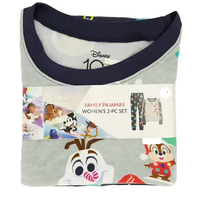 Buy Disney 100th Anniversary Women's 2X 18W-20W Matching Family Pajamas 2-Piece Set • 14.03£