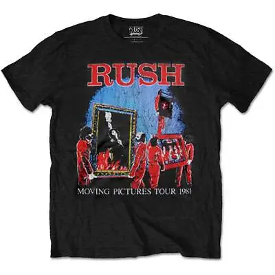 Buy Rush T-Shirt Moving Pictures Tour Official Black New • 14.95£