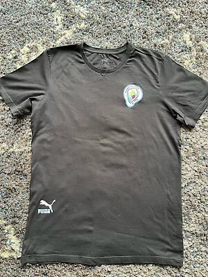 Buy Manchester City Black T-shirt 'mdcr' On Back - Size Medium • 9.99£