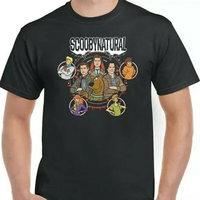 Buy Supernatural T-Shirt, Scooby Natural  Doo Shaggy Funny Unisex Tee Parody Gift U • 9.99£