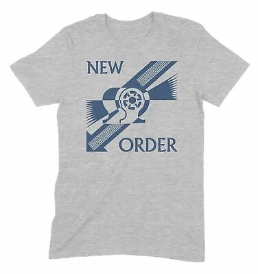 Buy Officially Licensed New Order Everythings Gone Green Mens Grey T Shirt New Order • 14.50£