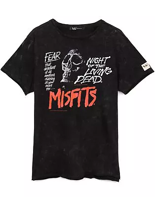 Buy Misfits T-Shirt Unisex Punk Rock Song Band Music Gifts Black Tee • 19.99£