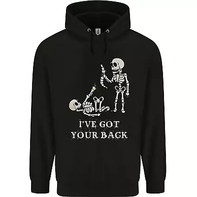 Buy Ive Got Your Back Funny Slogan Skeletons Mens 80% Cotton Hoodie • 24.99£