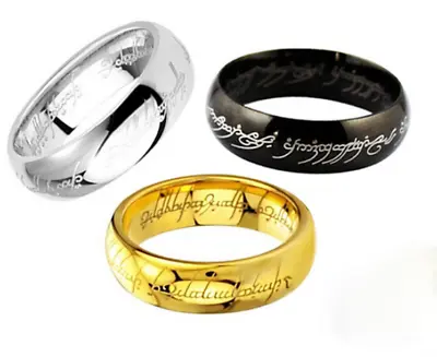 Buy NEW Lord Of The Rings The One Ring Tungsten Jewelry Collection Best Gift • 7.06£
