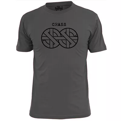 Buy Mens Crass Double Logo T Shirt Pistols Ruts Peace Anarchy • 10.99£