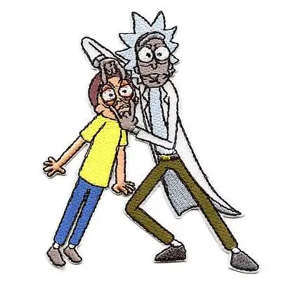 Buy Rick And Morty Open Your Eyes Patch Cartoon Network Animation Embroidered Iron O • 11.56£