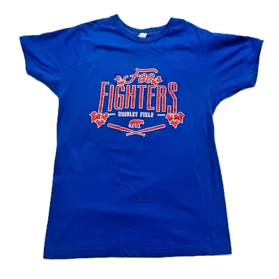 Buy Foo Fighters 2015 Wrigley Field Ladies T-shirt  Size XS Chicago Cubs Blue • 13.54£