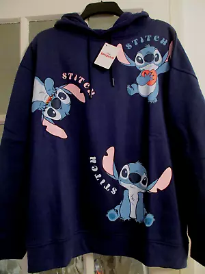 Buy Ladies  Stitch Hoodie Sweater Primark  Xl  18 - 20 Uk Disney. • 21.95£