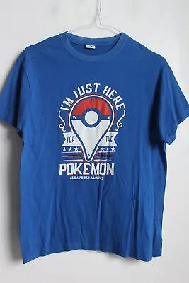 Buy Pokemon Go Mens Graphic T-Shirt - Blue - Size XS (Z-A6) • 1.79£